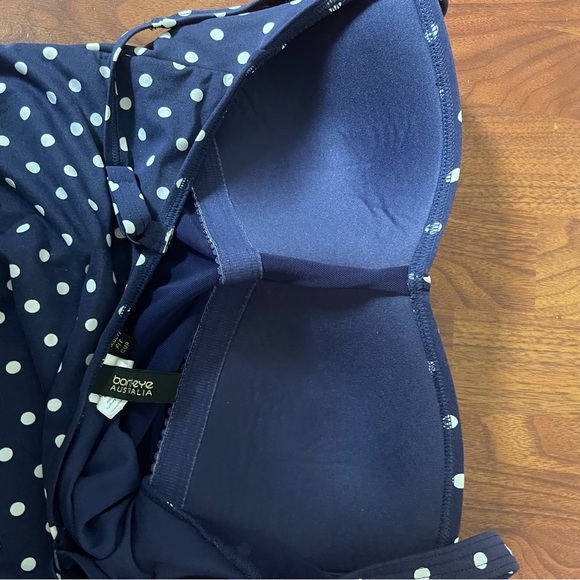 Bond-Eye Australia Slimming Polka-Dot Swimsuit US Size 10 Blue and White - Picture 8 of 10